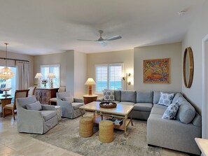 Smart TV - South Harbour #2F | Tranquil Bay Front Condo, Pool (Pensacola Beach)