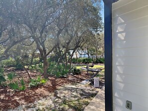 Terrace/patio - Inlet Dunes #102 | Steps to Beach + Pool! (30A)