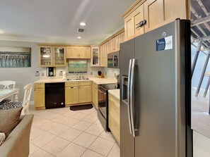 Fridge, microwave, oven, stovetop - Inlet Dunes #102 | Steps to Beach + Pool! (30A)