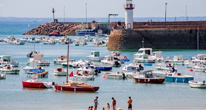 Vue mer Ă 50m plage - Appartement pour 4