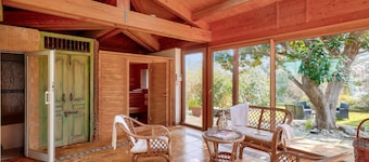 700m beach- sauna+ hammam- house for 12