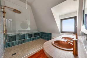 Shower, hair dryer