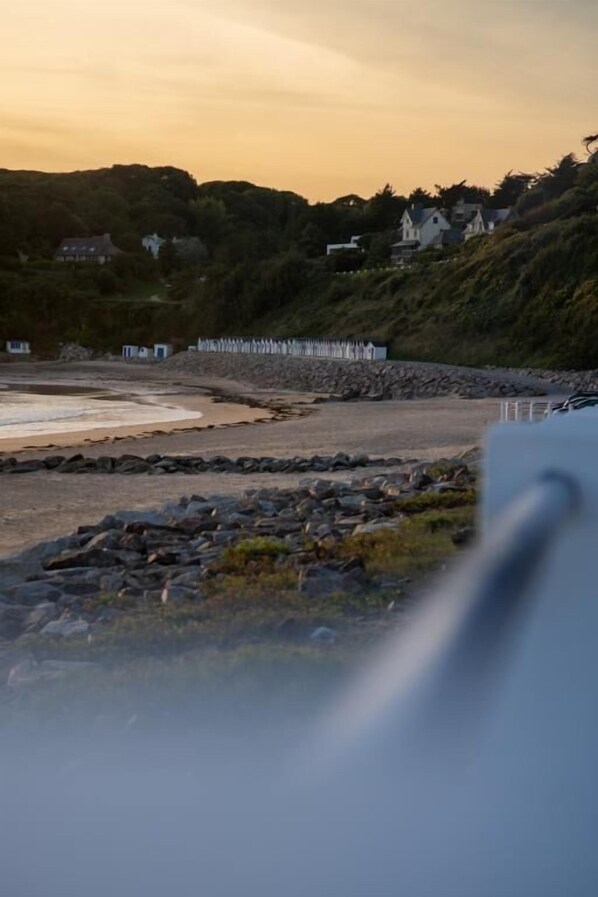 Accommodatie ligt op het strand