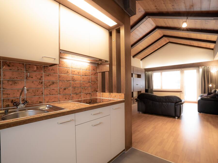 Appartement | Privékeuken | Een koelkast/vriezer, een magnetron, een kookplaat, een vaatwasser