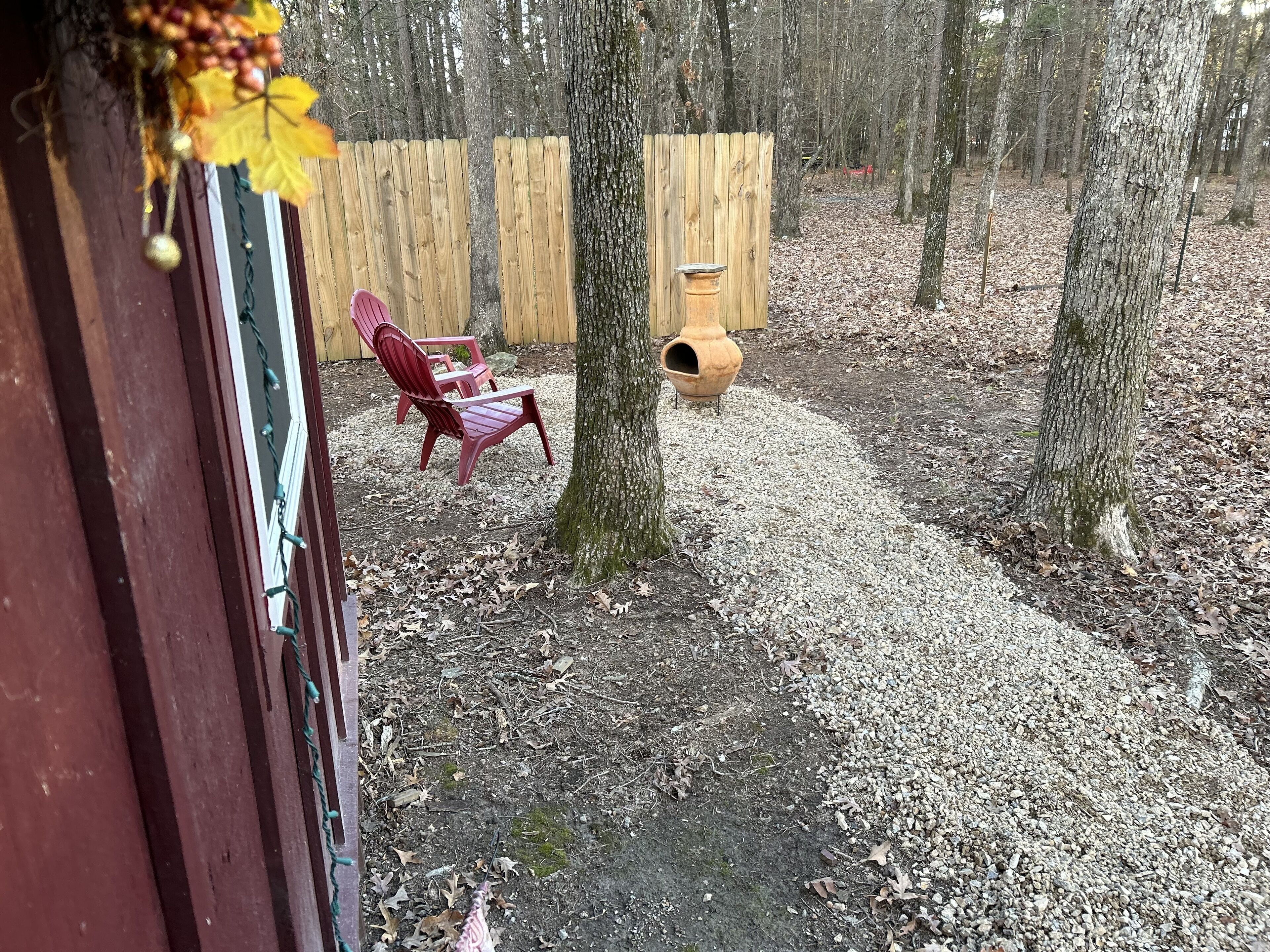 Enceinte de l’hébergement