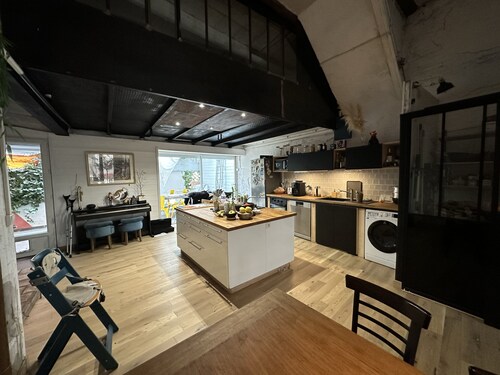 Loft 150m2 Hammam Piscine Centre-ville Longchamps