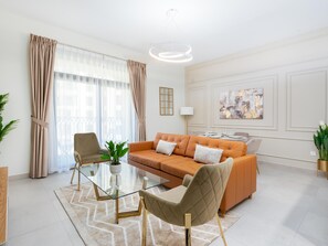 Living area - Lux BnB I Asayel I Burj Al Arab & Burj View (Dubai)