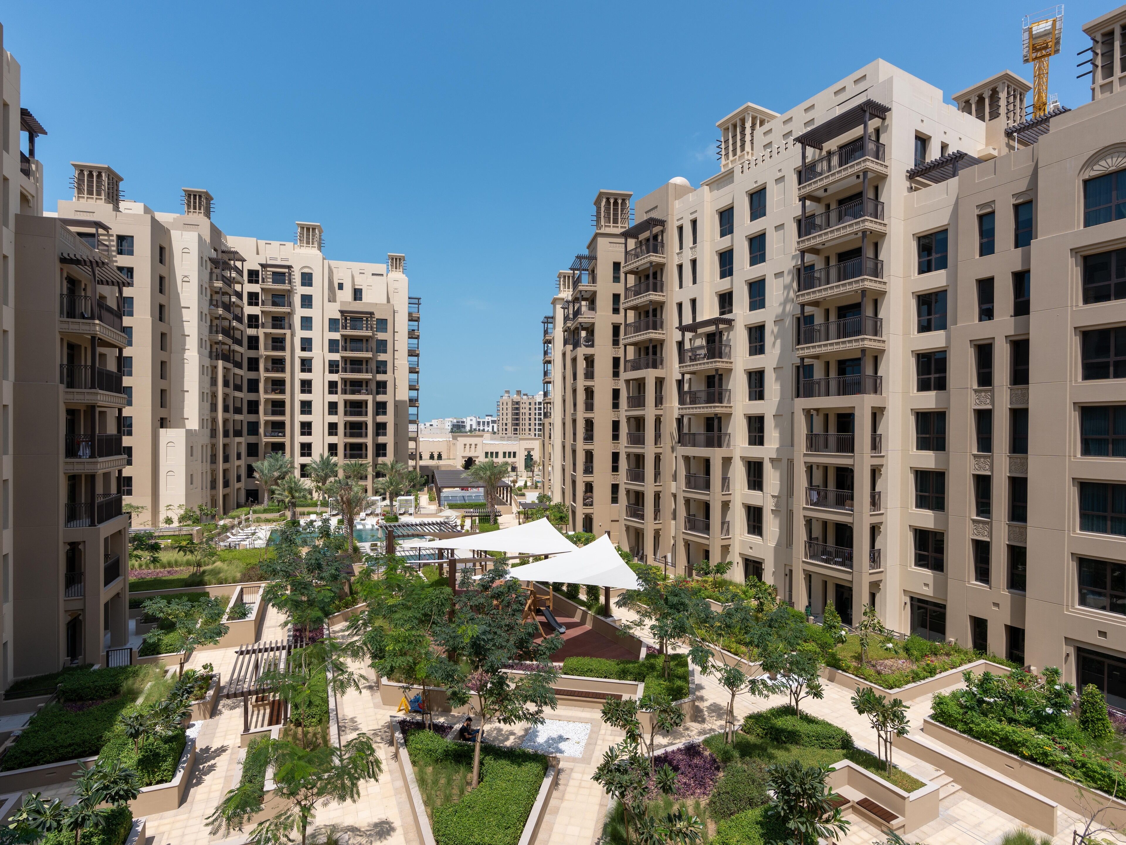 Signature Apartment, 1 King Bed with Sofa bed, Balcony, Courtyard View | View from room