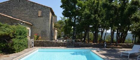 Una piscina riscaldata