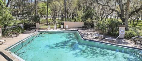 Una piscina climatizada