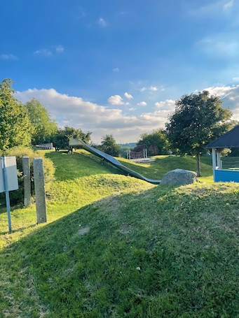 Property grounds. Apartment 'Ferienwohnung Tor Zur Natur' with Mountain View, Balcony and Wi-Fi