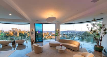 Crystal Palace at the crest of Beverly Hills. A world traveler's paradise.