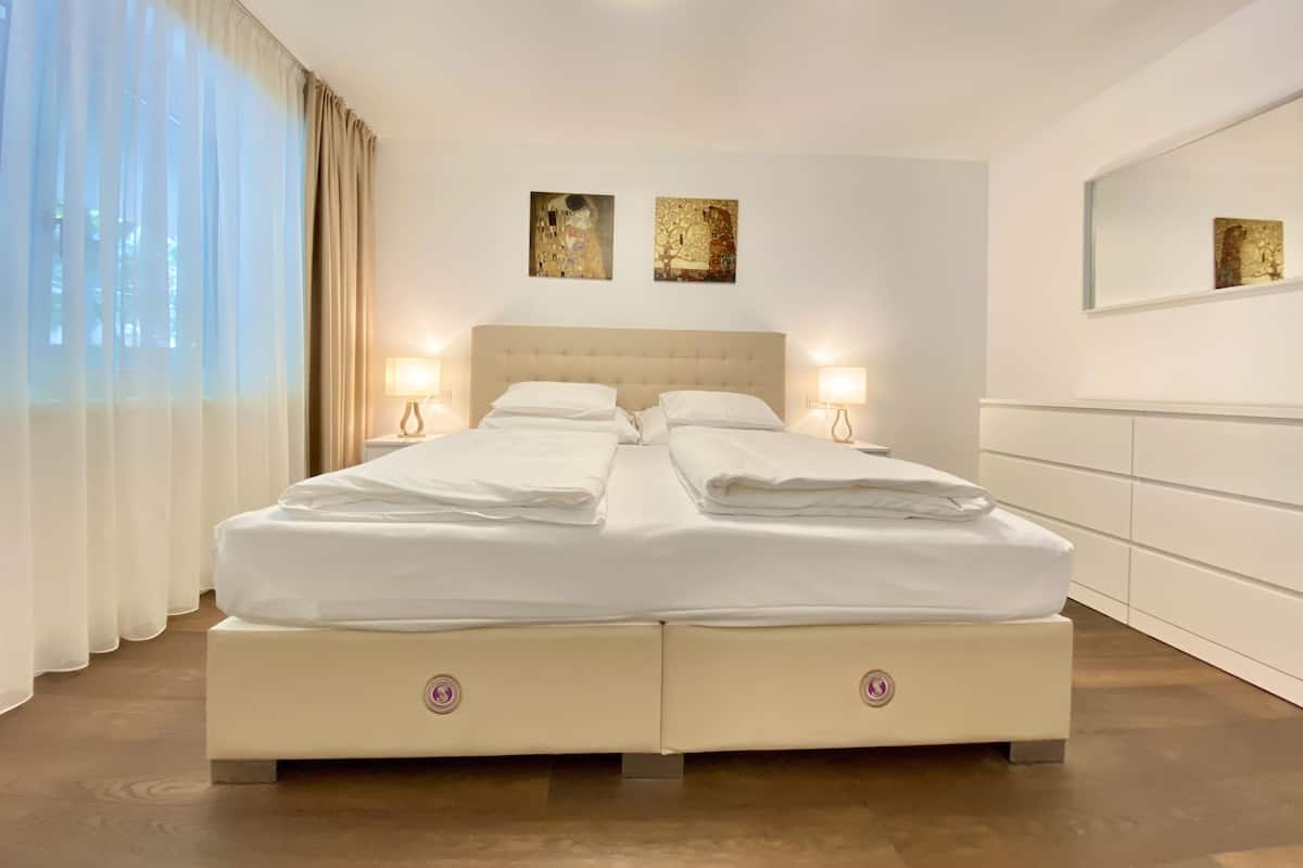 1 habitación y ropa de cama hipoalergénica