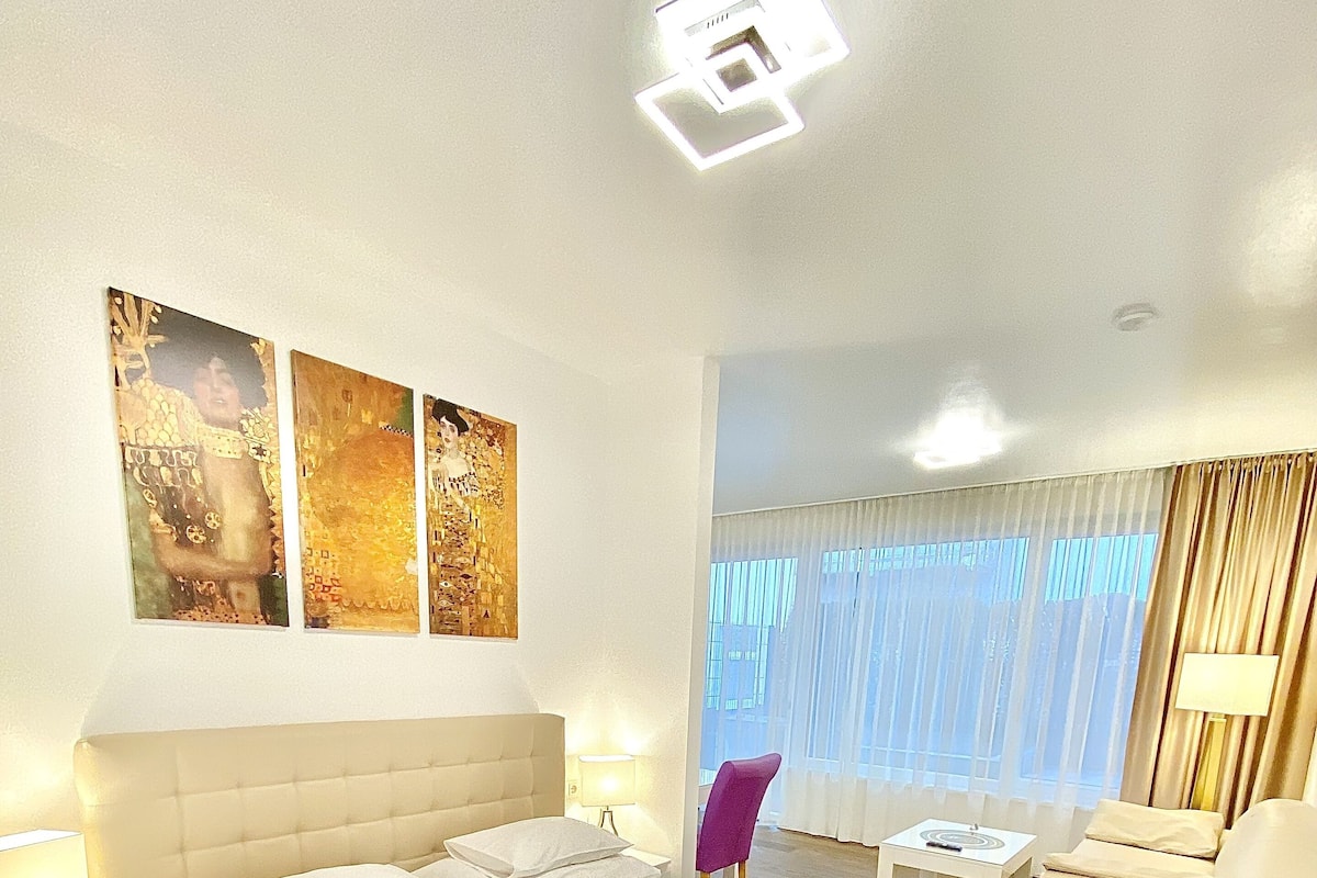 1 habitación y ropa de cama hipoalergénica