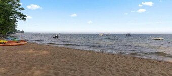 3 BR Lake house in Sebago Maine steps from beach!