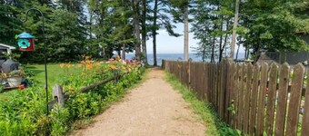 3 BR Lake house in Sebago Maine steps from beach!