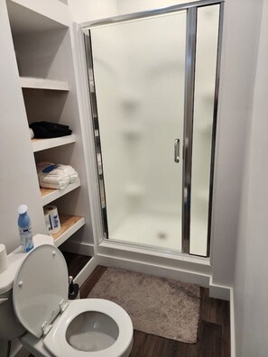 Hair dryer, towels