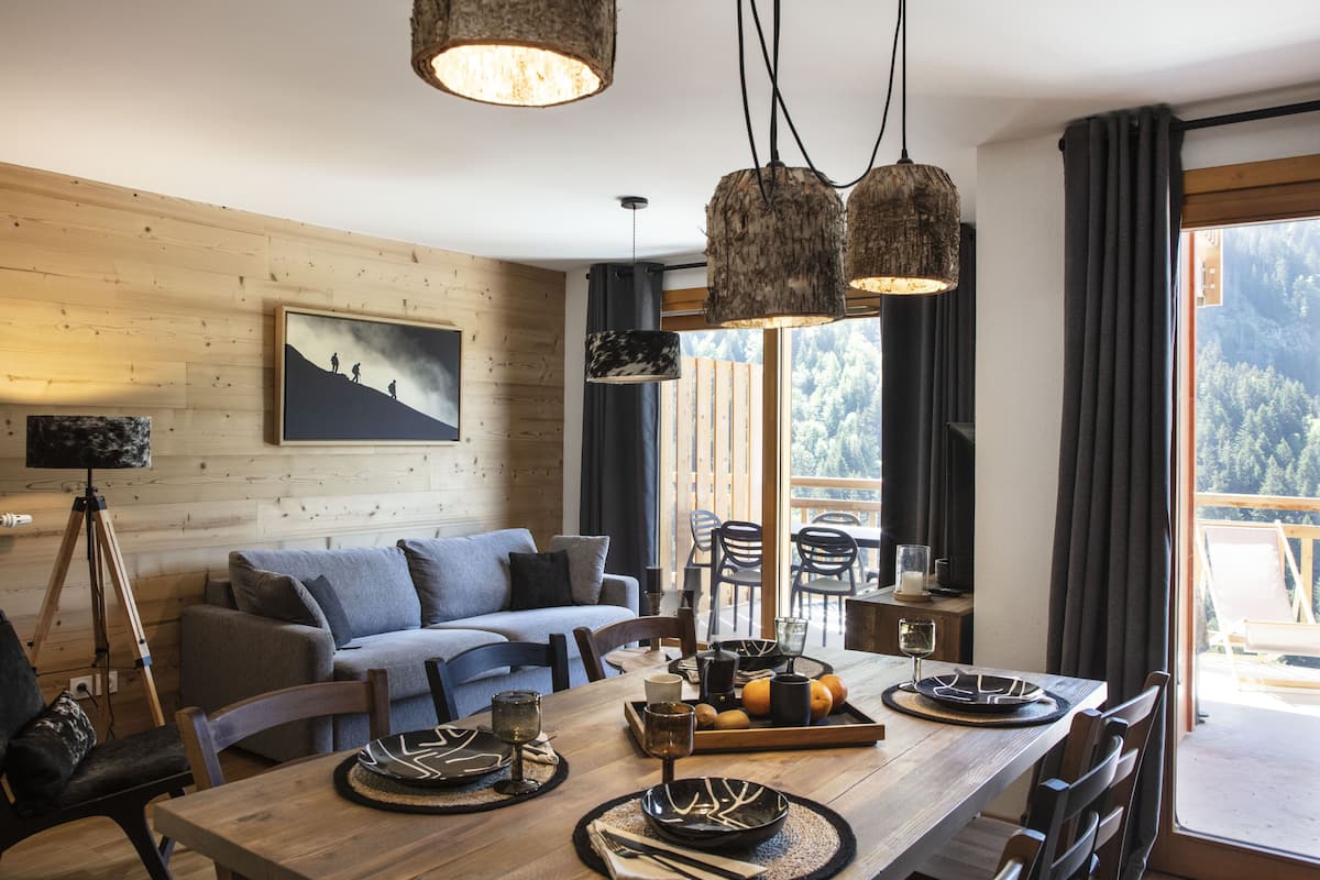 2-room cabin apartment for 6 people premium | Living area