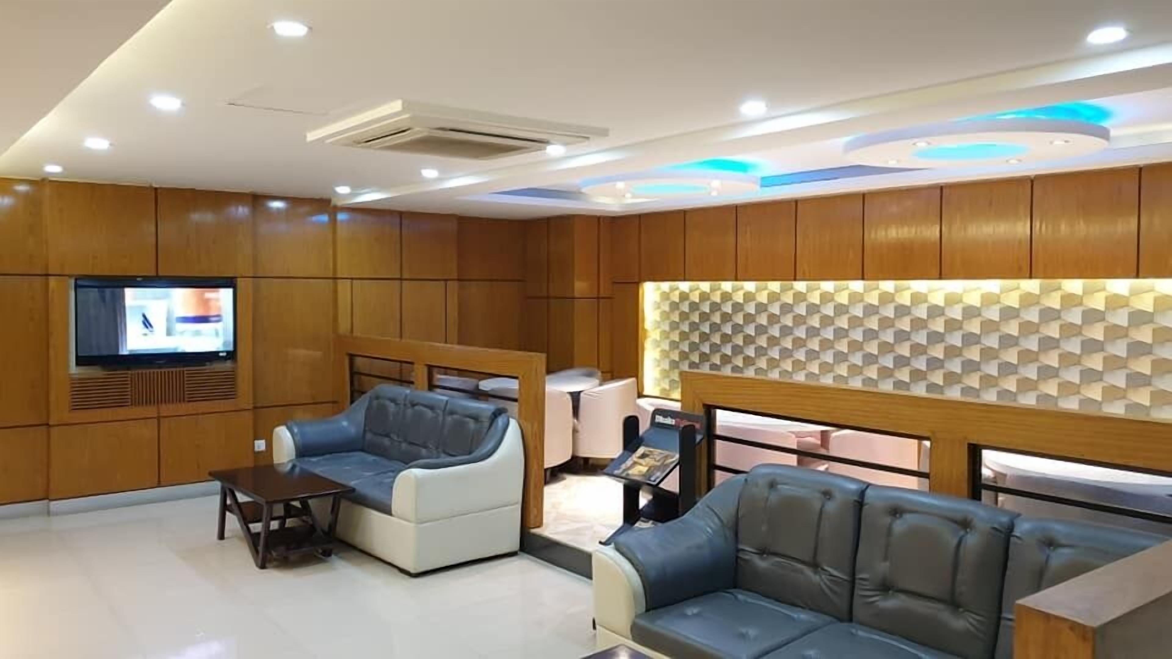 Outdoor banquet area