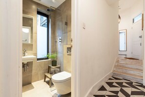 Shower, hair dryer