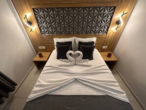 Basic Double Room for Two, Balcony, City View | Premium bedding, minibar, desk, laptop workspace