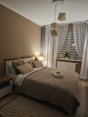 2 bedrooms, iron/ironing board, free WiFi, bed sheets - Przytulne Mieszkanie in Zyrardow.free Parking (Zyrardow)