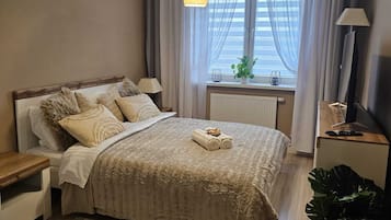 Appartement | 2 slaapkamers, een strijkplank/strijkijzer, gratis wifi, beddengoed