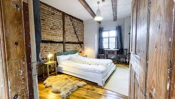 Comfort Room | Memory foam beds, individually decorated, individually furnished, desk