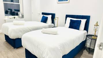 Apartemen | 2 kamar tidur, Wi-Fi gratis, dan seprai linen