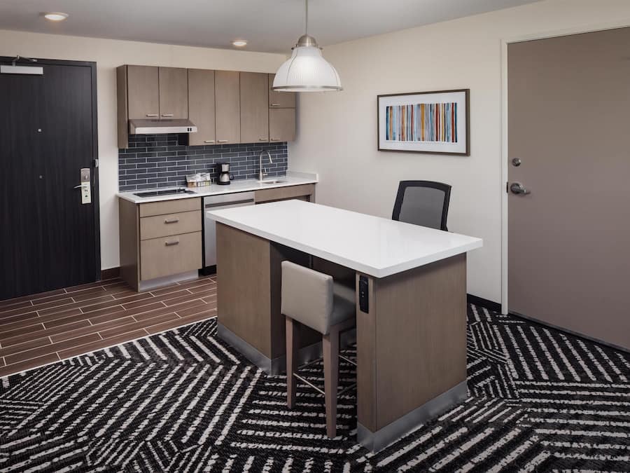 In-room safe, desk, laptop workspace, blackout curtains