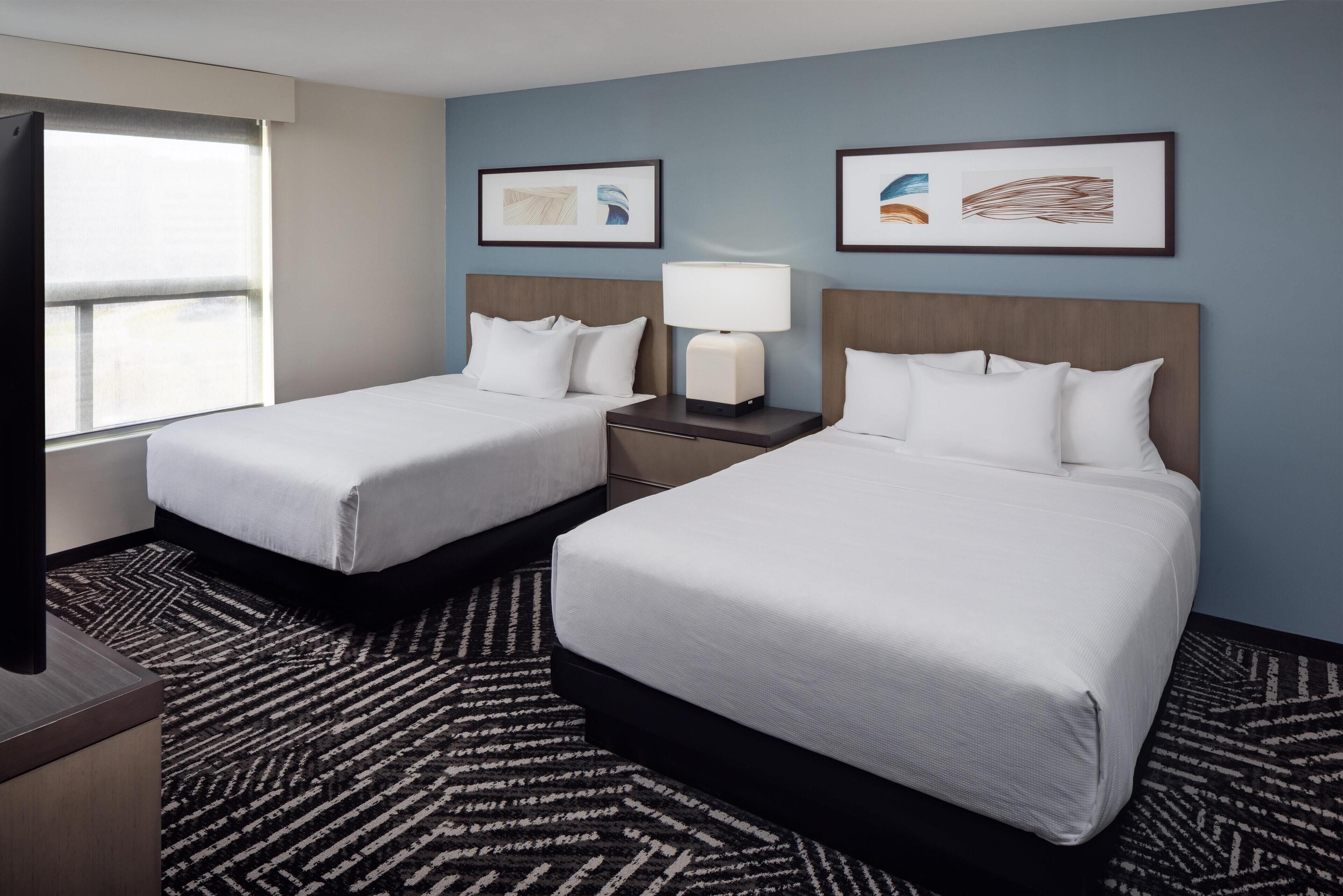 In-room safe, desk, laptop workspace, blackout drapes