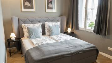 1 Schlafzimmer, BĂŒgeleisen/BĂŒgelbrett, WLAN, BettwĂ€sche