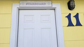 Exterior detail - DB 11--Starboard, 2 BR/1 Bath Cottage with Kitchenette, Walk to Beach, Dogs OK! (Port Aransas)