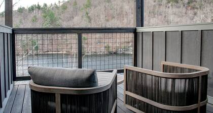 Located on Bear Lake in Tuckasegee, NC. A scenic getaway for your family event!