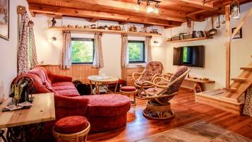 Télévision, cheminée