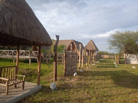 Front of property. Real African Life Safaris and Camps