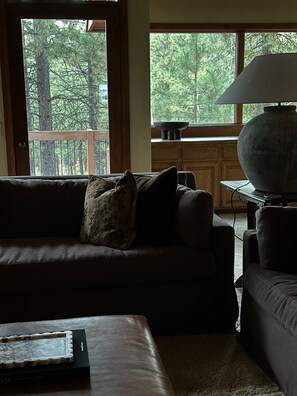 TV connectée, cheminée