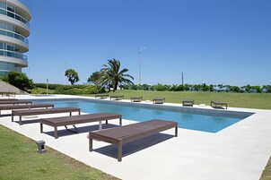 Apartment | Pool | Indoor pool, seasonal outdoor pool