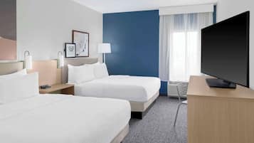 Room, 2 Queen Beds, Accessible, Bathtub | Iron/ironing board