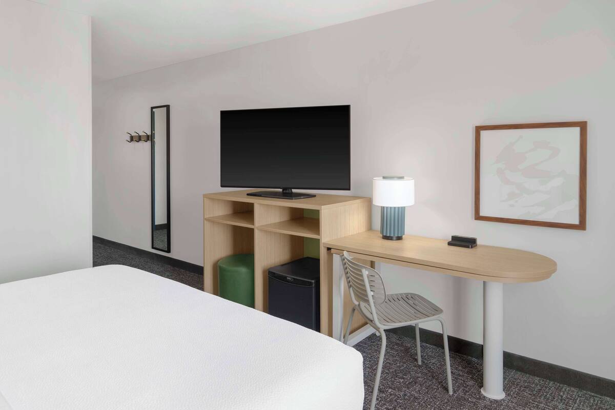 Room, 1 King Bed | Down comforters, desk, blackout drapes, iron/ironing board