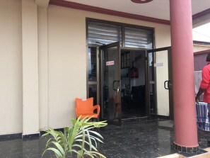 Voorkant van accommodatie