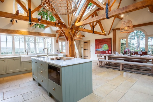 Open Plan Kitchen/Dining Room, Ashworth House, Bolthole Retreats
