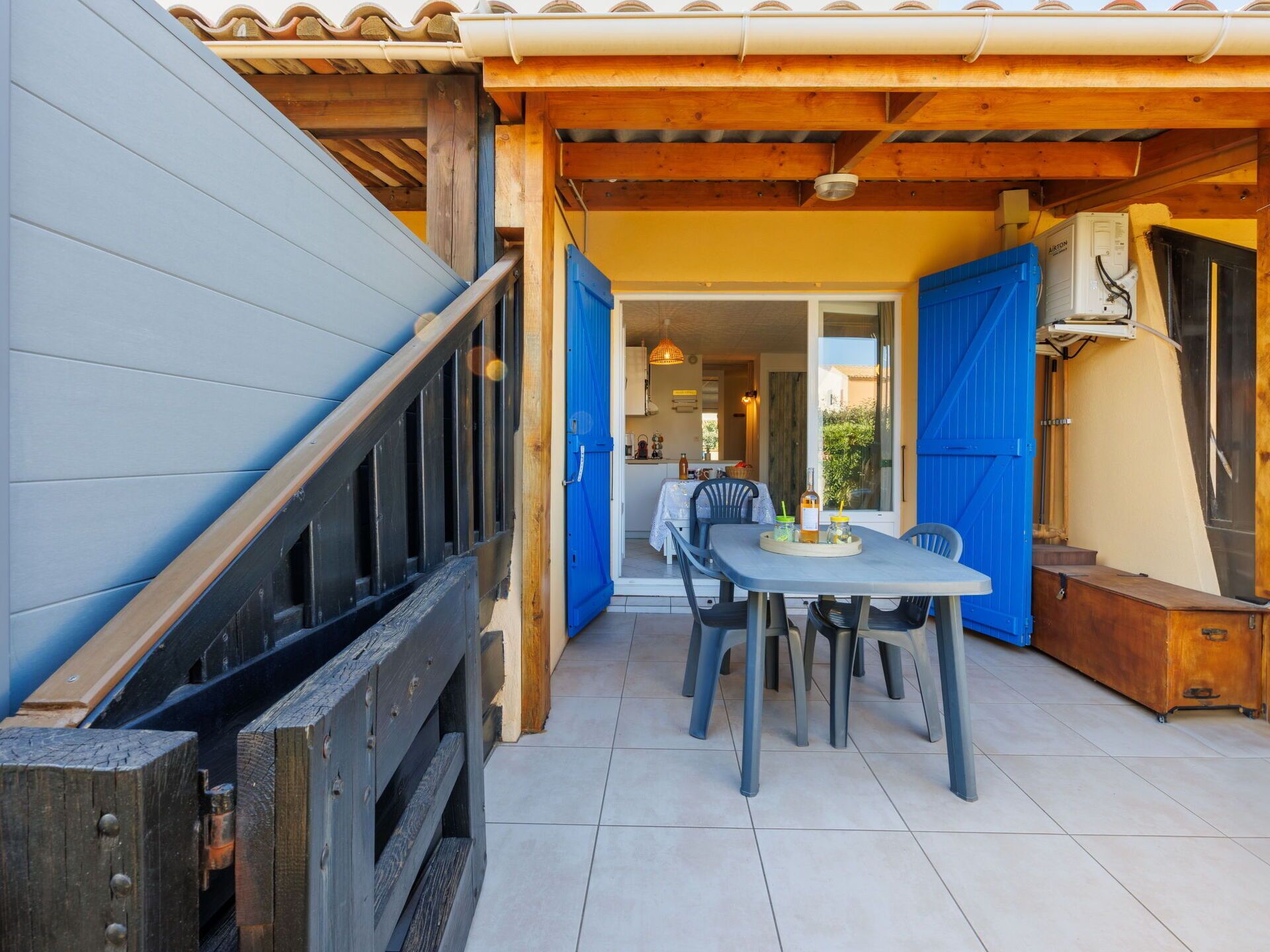Table, Furniture, Property, Plant, Building, Window, Chair, Sky, Azure, Interior Design