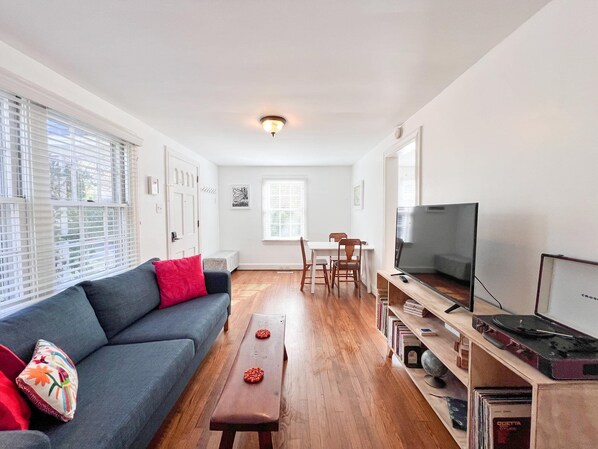 Smart TV, books, music library