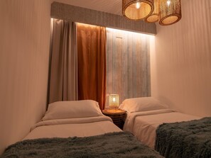 2 chambres, fer et planche à repasser, lit parapluie, Wi-Fi gratuit