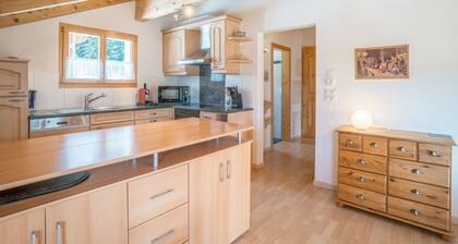 Bel appartement avec WIFI, TV, balcon, animaux admis, vue panoramique et parking
