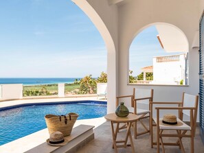 Pool - Beautiful private villa for 10 guests with WIFI, private pool and TV (Alaior)