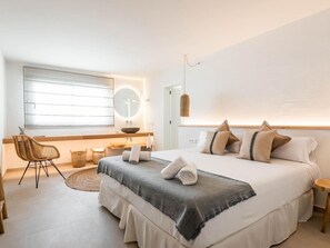 5 室のベッドルーム、旅行用ベビーベッド、WiFi (無料)、ベッドシーツ