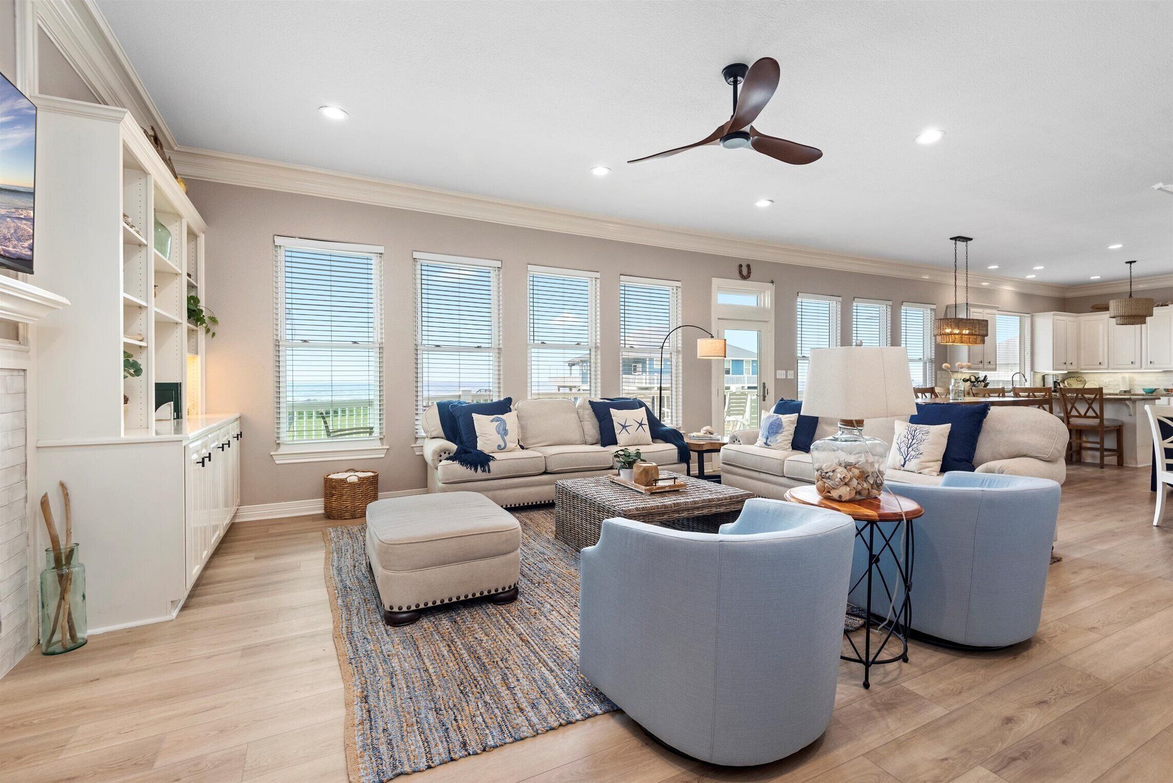 Smart TV, DVD player, foosball