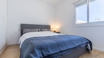 1 slaapkamer, een strijkplank/strijkijzer, gratis wifi